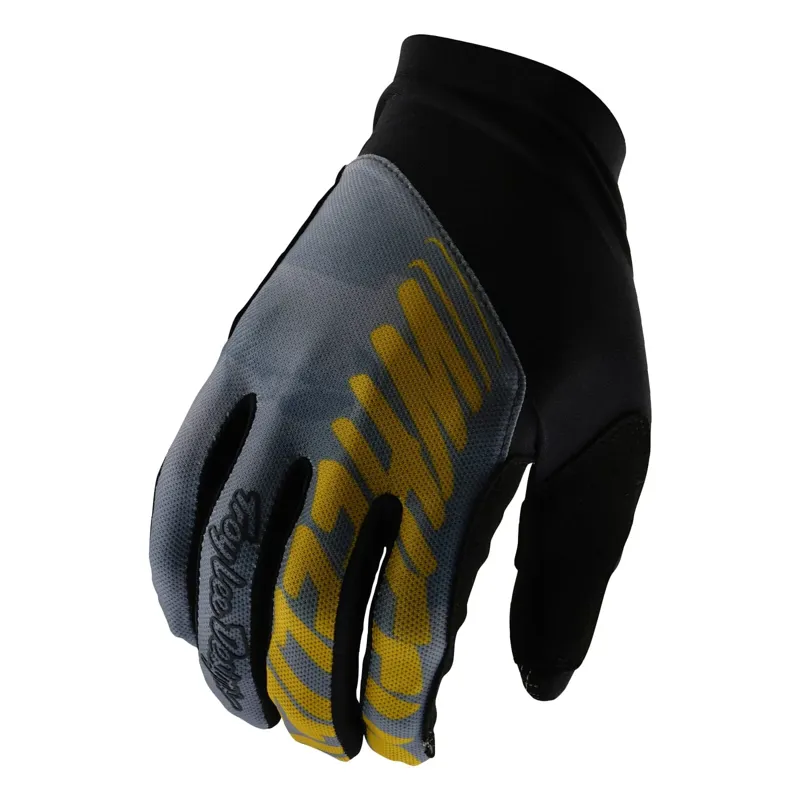 Troy Lee Designs Flowline Men's Long Finger Gloves - Peace-Up Dark Cloud