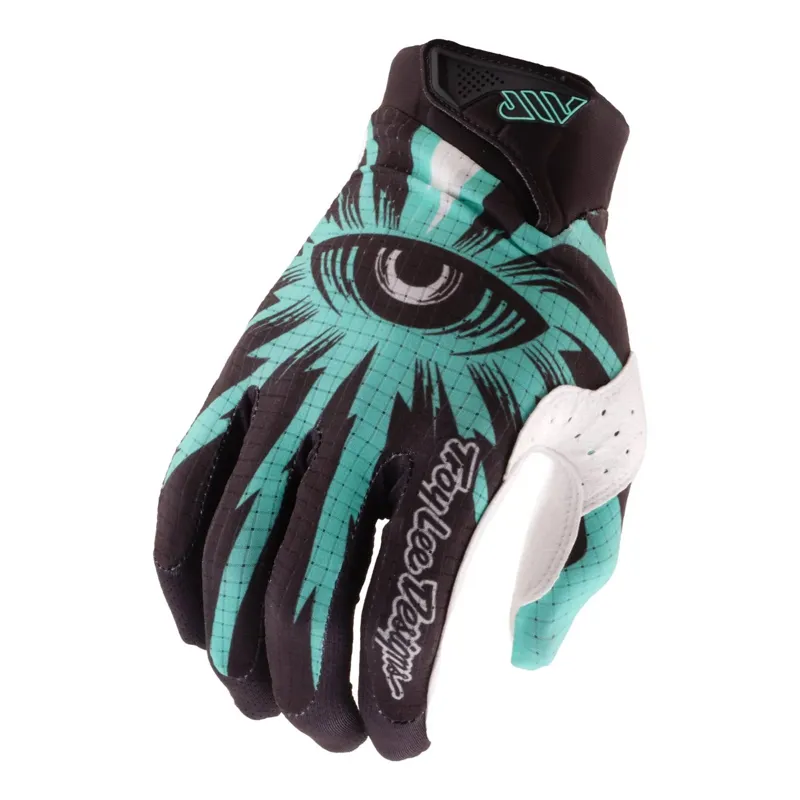 Troy Lee Designs Air Long Finger Gloves - Cyclops Carbon/Real Teal