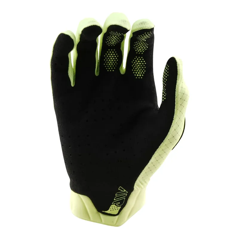 Troy Lee Designs Air Men's Long Finger Gloves - Mono Glo Yellow-1