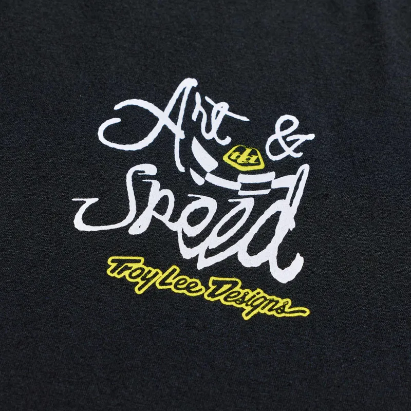 Troy Lee Designs Heritage Men's Short Sleeve T-Shirt - Black-2