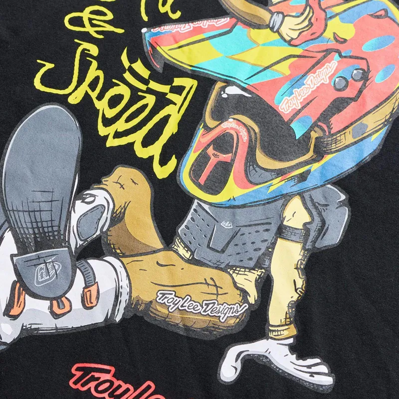 Troy Lee Designs Heritage Men's Short Sleeve T-Shirt - Black-5