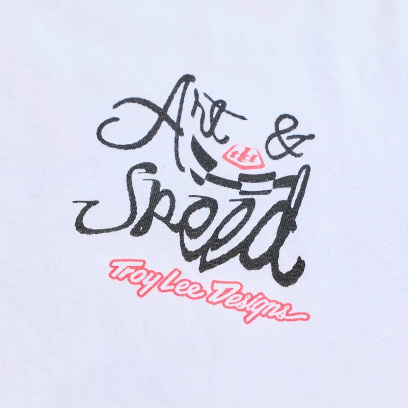 Troy Lee Designs Heritage Men's Short Sleeve T-Shirt - White-2