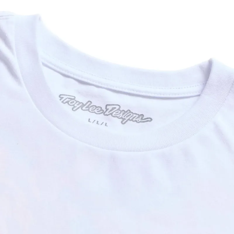 Troy Lee Designs Heritage Men's Short Sleeve T-Shirt - White-3