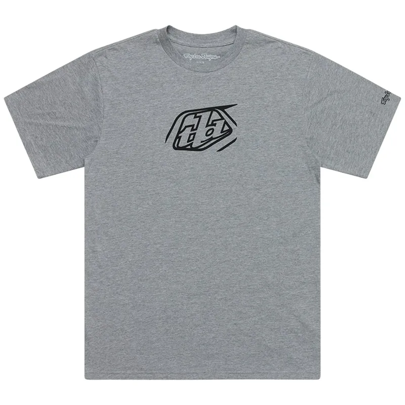 Troy Lee Designs Badge Men's Short Sleeve T-Shirt - Grey Heather