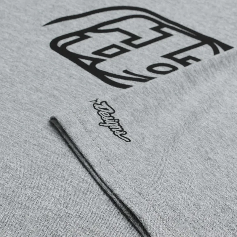 Troy Lee Designs Badge Men's Short Sleeve T-Shirt - Grey Heather-4