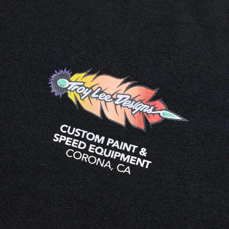 Troy Lee Designs Feather Men's Short Sleeve T-Shirt - Feather Black-2