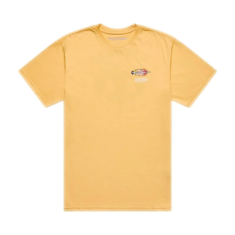 Troy Lee Designs Feather Men's Short Sleeve T-Shirt - Feather Bleached Melon