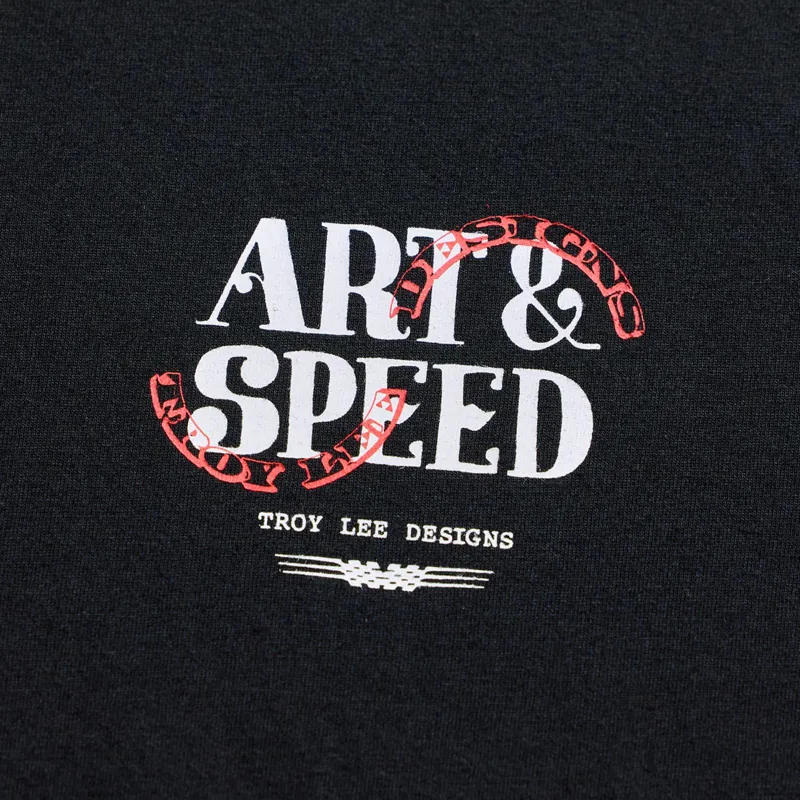 Troy Lee Designs Pink Slips Men's Short Sleeve T-Shirt - Black-2
