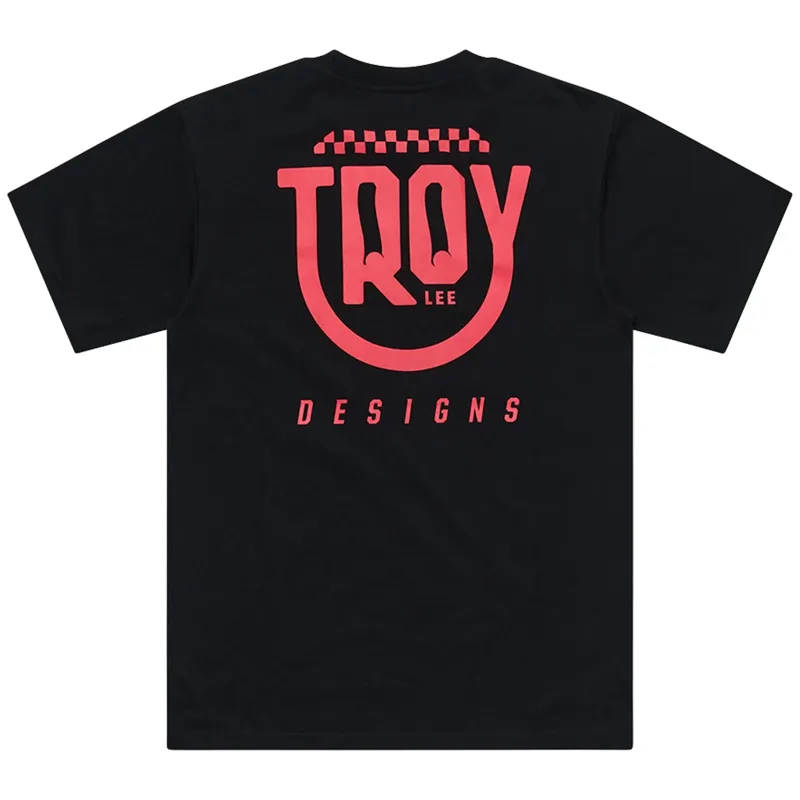 Troy Lee Designs Smiley Men's Short Sleeve T-Shirt - Black-1
