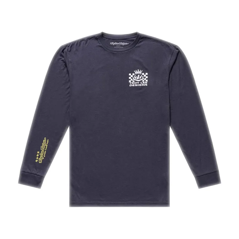 Troy Lee Designs Friday Night Men's Long Sleeve T-Shirt - Carbon