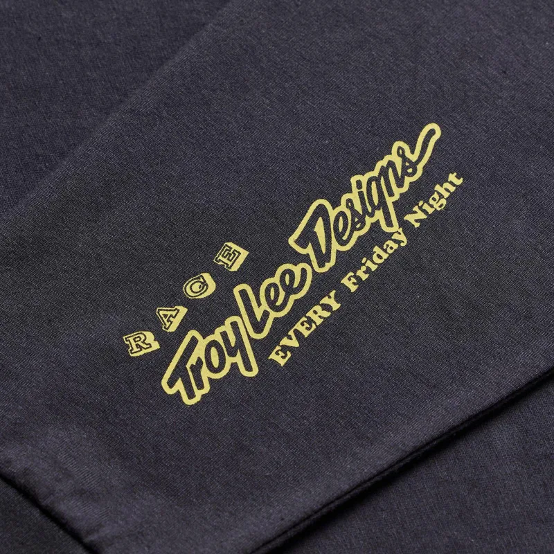 Troy Lee Designs Friday Night Men's Long Sleeve T-Shirt - Carbon-5