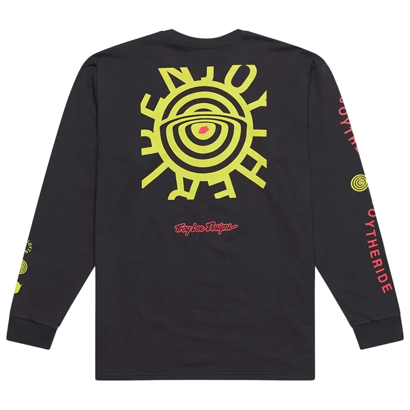 Troy Lee Designs Enjoy Men's Long Sleeve T-Shirt - Carbon-1