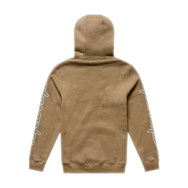 Troy Lee Designs Zip Up Men's Hoodie - Badge Sienna-1