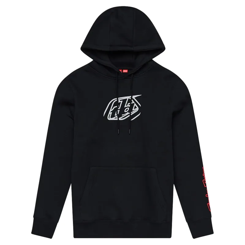 Troy Lee Designs Badge Men's Pullover Hoodie - Black