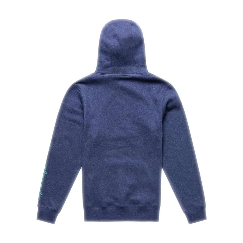 Troy Lee Designs Badge Men's Pullover Hoodie - Badge Navy Heather-1