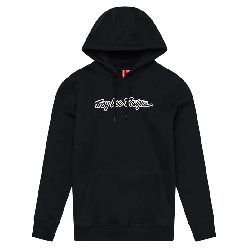 Troy Lee Designs Signature Men's Pullover Hoodie - Black