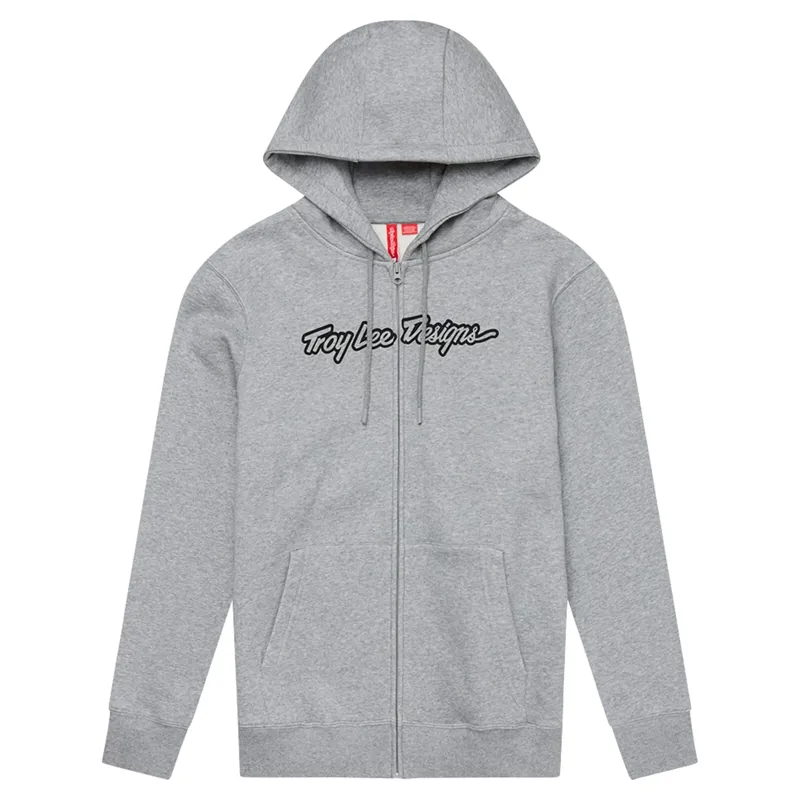 Troy Lee Designs Signature Men's Pullover Hoodie - Grey Heather