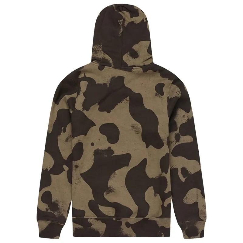 Troy Lee Designs Signature Youth Pullover Hoodie - Olive Camo-1