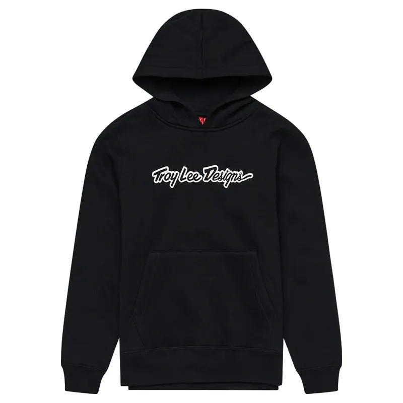 Troy Lee Designs Signature Women's Pullover Hoodie - Black