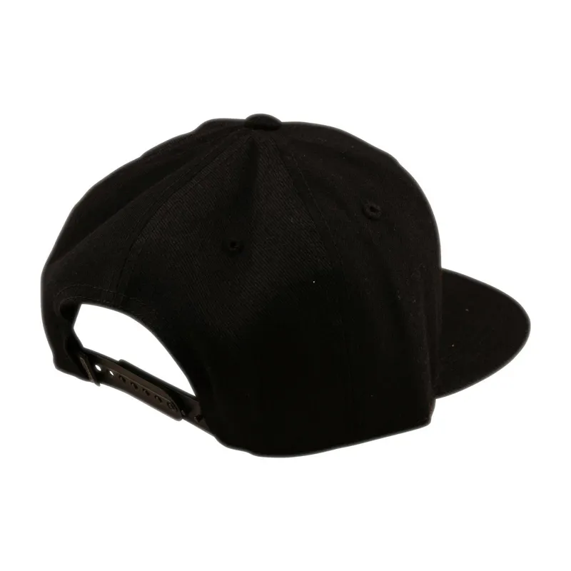 Troy Lee Designs Imprint Flat Bill Snapback Hat - Black-1