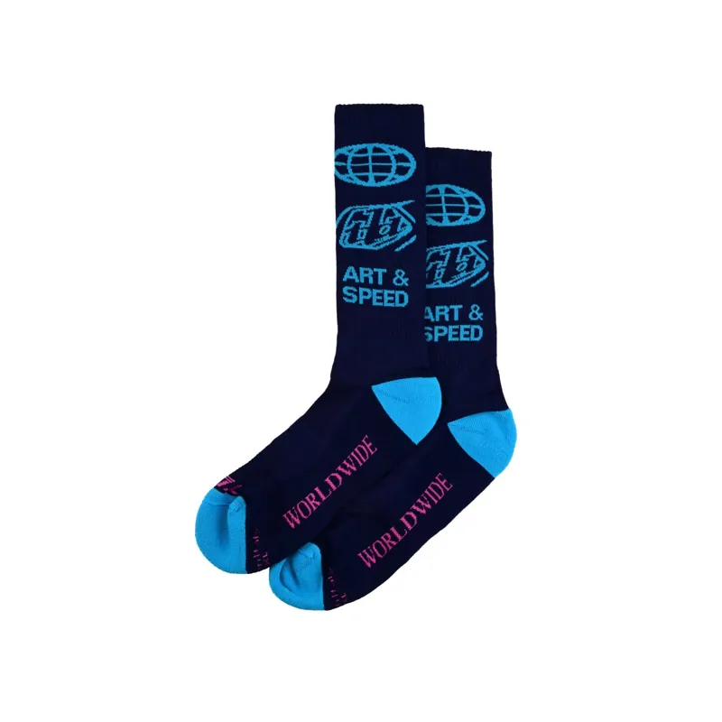 Troy Lee Designs Performance Socks - Worldwide Midnight