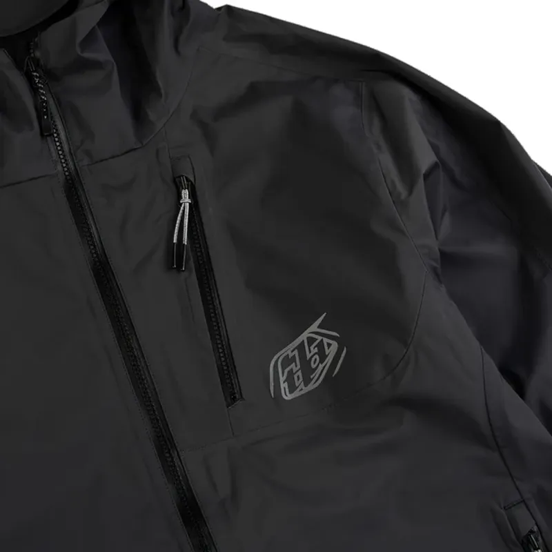Troy Lee Designs Resist Waterproof Men's Jacket - Mono Carbon-2
