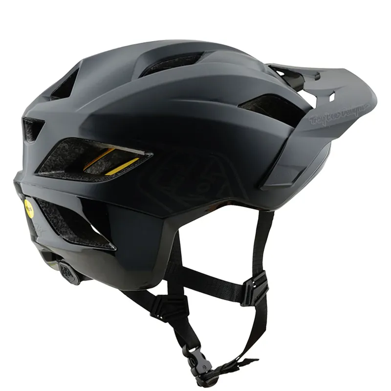 Troy Lee Designs Flowline Mips MTB Helmet - Point Black/Charcoal-1