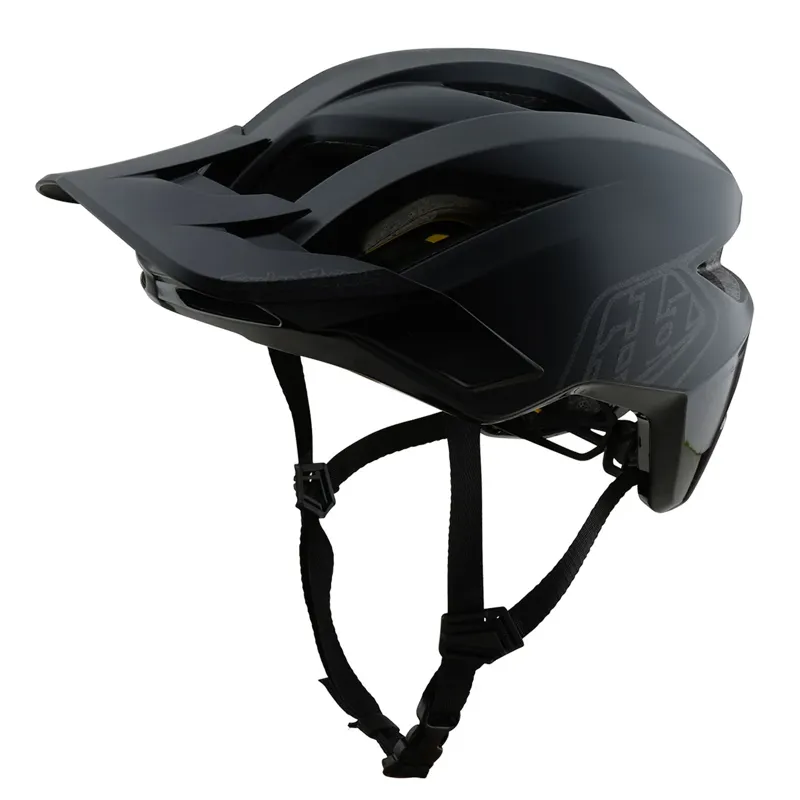 Troy Lee Designs Flowline Mips MTB Helmet - Point Black/Charcoal-2