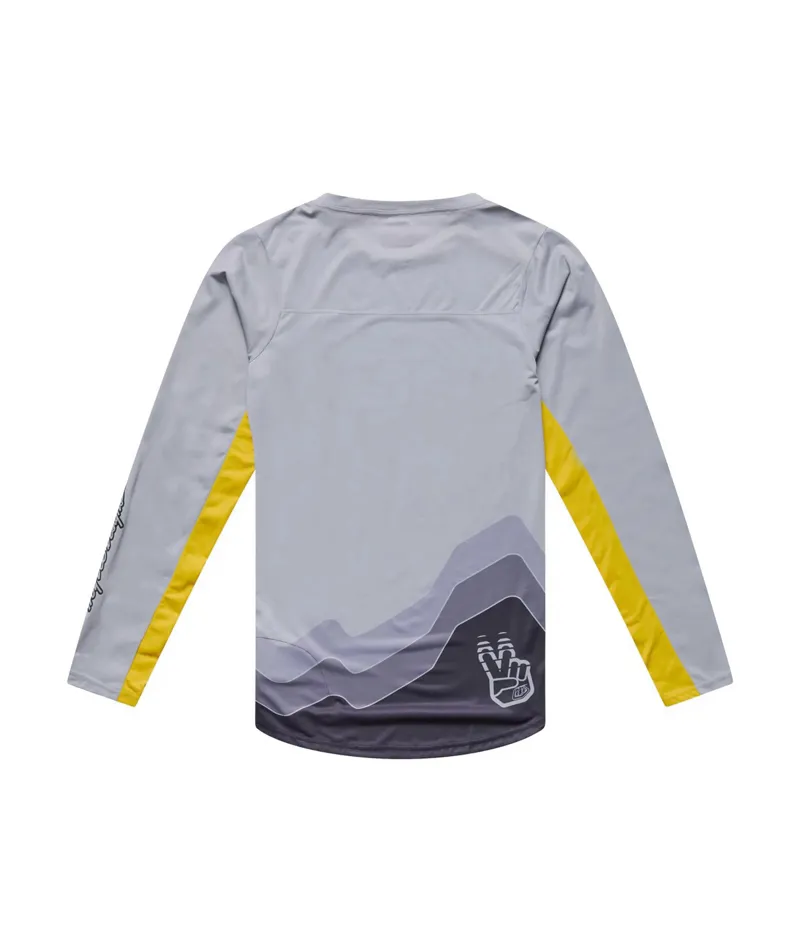 Troy Lee Skyline Pro Descend Men's Long Sleeve Jersey - Carbon-1