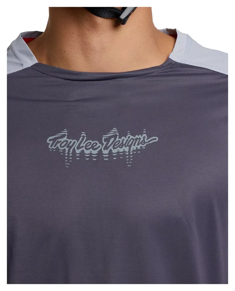 Troy Lee Skyline Pro Descend Men's Long Sleeve Jersey - Carbon-2