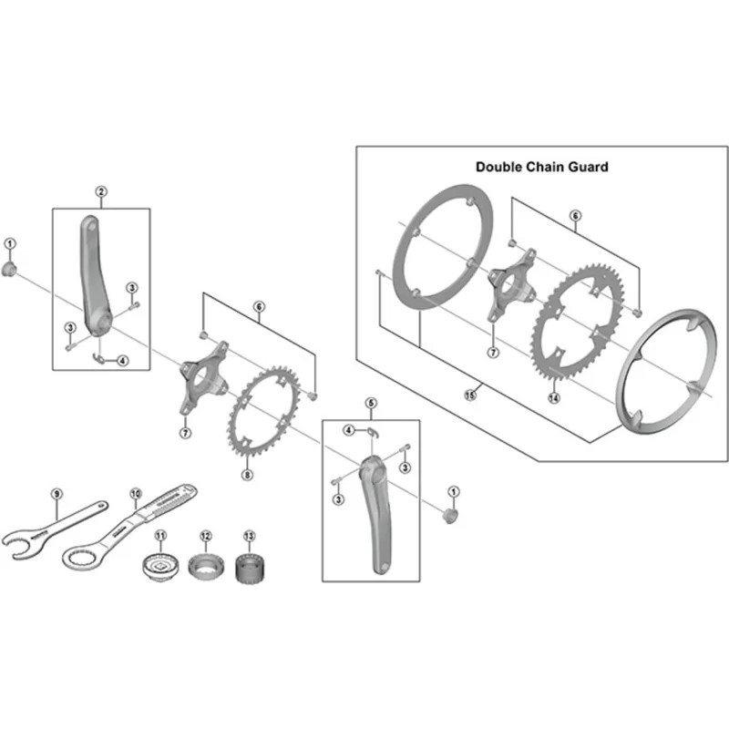 Shimano TL-FC39 For Installation and Removal of SM-CRE80-1