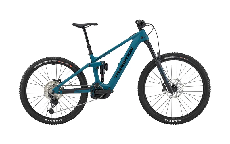 Transition Regulator CX 2025 Carbon Electric MTB - Salish Sea Blue
