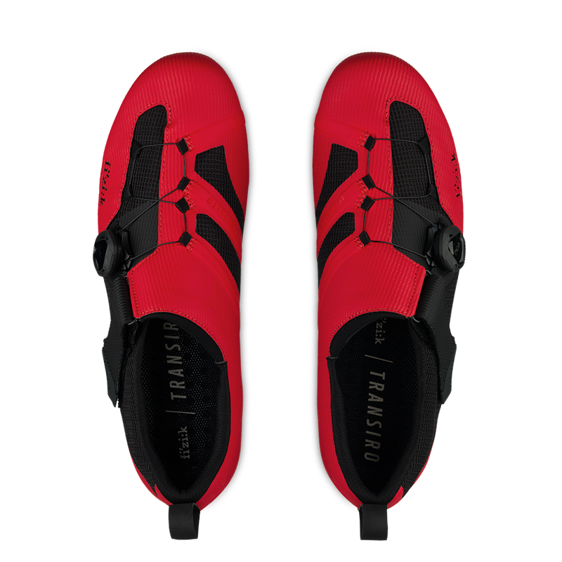 Fizik R3 Transiro Triathlon Shoes - Red/Black-1