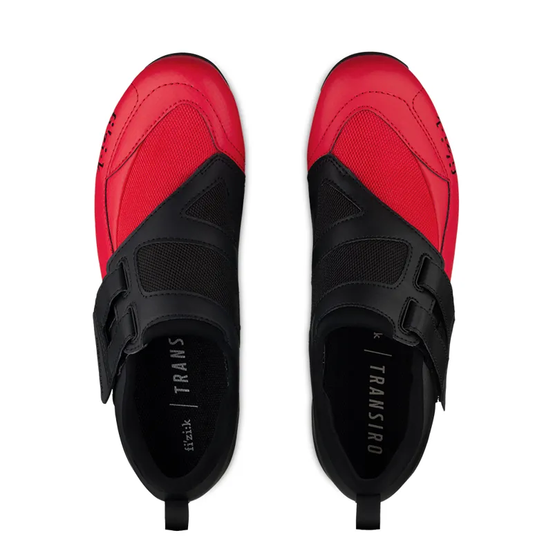 Fizik R4 Transiro Triathlon Shoes - Black/Red-1