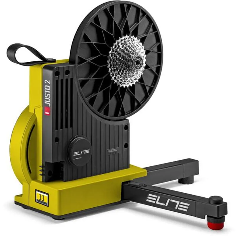 Elite Justo2 Direct Drive FE-C Mag Turbo Trainer - LTD Edition Yellow/Black