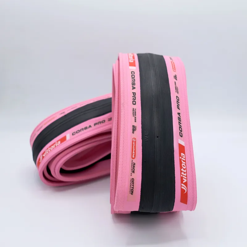 Vittoria Corsa Pro Tubeless-Ready Road Bike Tyre - Pink Edition-4