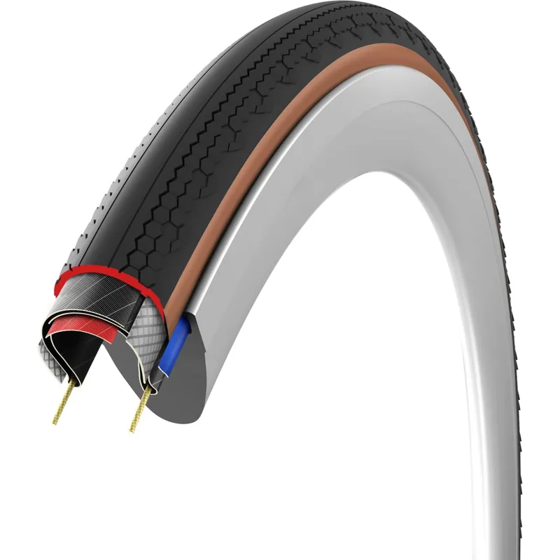 Vittoria Terreno T10 Hardpack 700c Gravel Endurance G2.0 Tubeless Ready Tyre - Brown-2