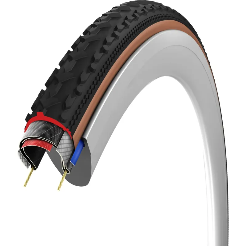 Vittoria Terreno T80 Coarse Loose 700c Gravel Endurance Full Black G2.0 Tubeless Ready Tyre - Brown-2