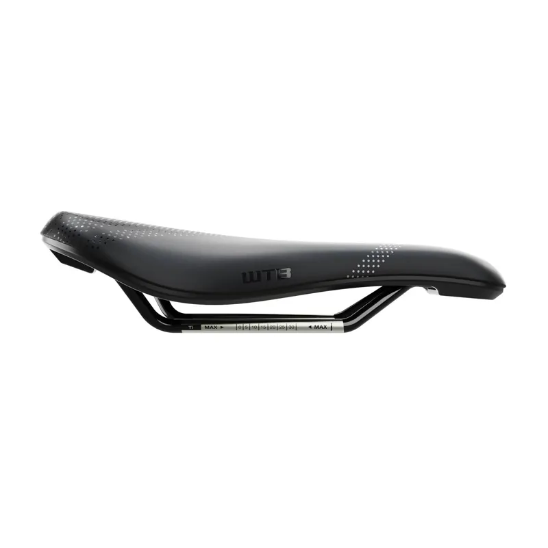 WTB Solano SL Saddle - Titanium Rails - Medium - Black-1