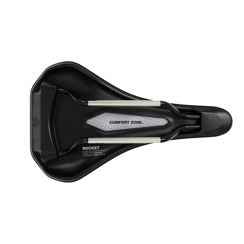 WTB Rocket Saddle - Titanium Rails - Medium - Black-3