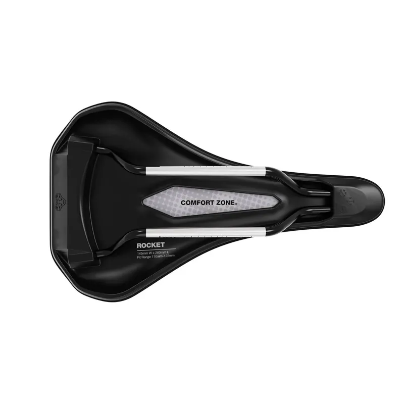 WTB Rocket Saddle - Cromoly Rails - Medium - Black-3