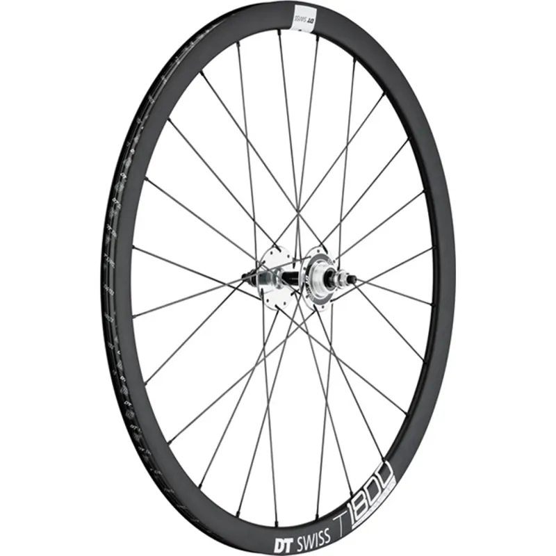 DT T1800 Track Rear Wheel - Clincher - 32mm Bolt On