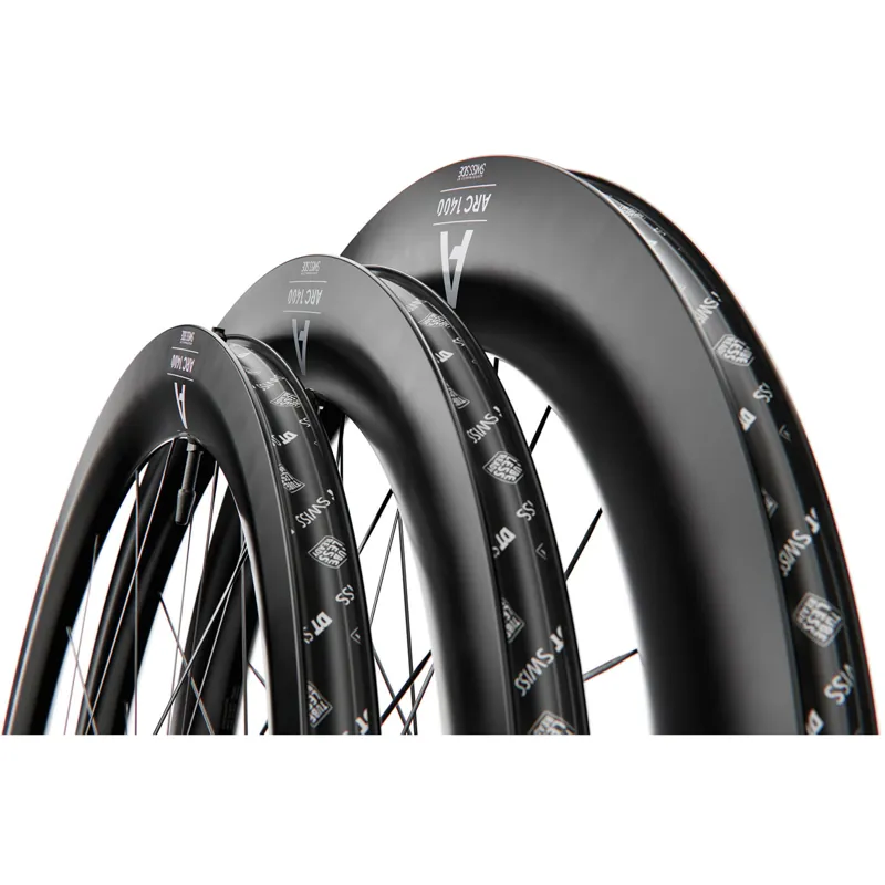 Dt Swiss ARC 1400 DICUT Disc Brake Carbon Clincher 55 x 22mm Rear Wheel-4