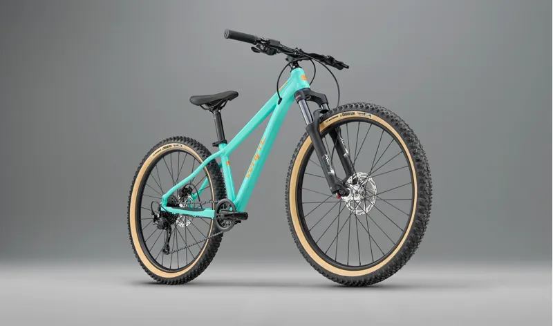 Whyte Secta 26 2026 Junior Hardtail Mountain Bike - Aqua/Coral Orange-1