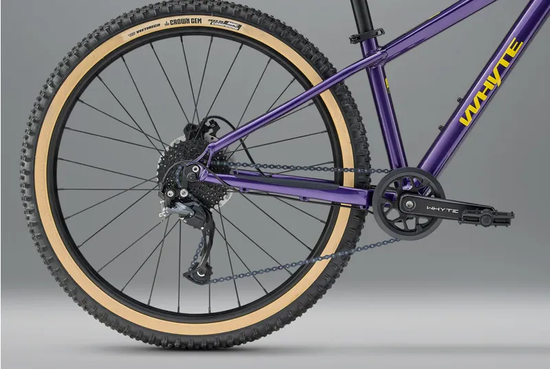 Whyte Secta 26 2026 Junior Hardtail Mountain Bike - Purple/Yellow-7