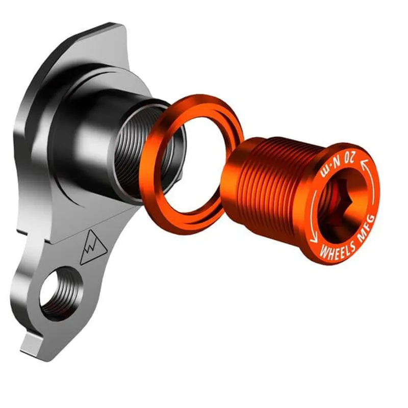 Wheels Manufacturing Derailleur Hanger/Dropout 404-3 - Orange Bolt