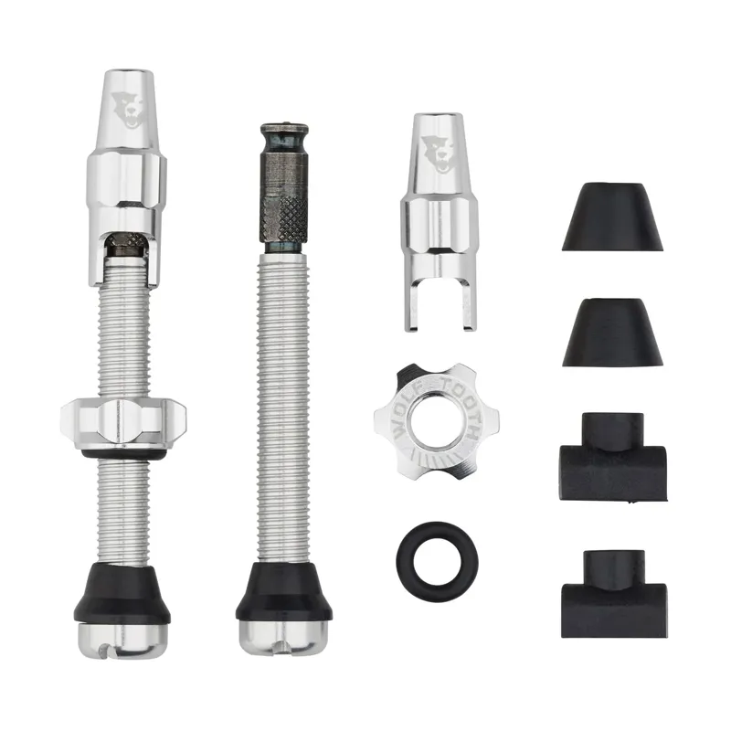 Wolf Tooth Tubeless Valve Stem Kit for Clik Valve - Silver