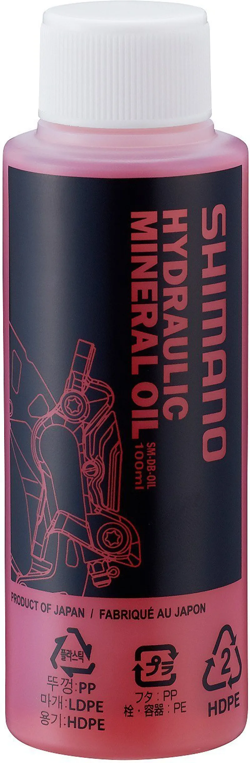 Shimano Mineral oil - 100ml - Red