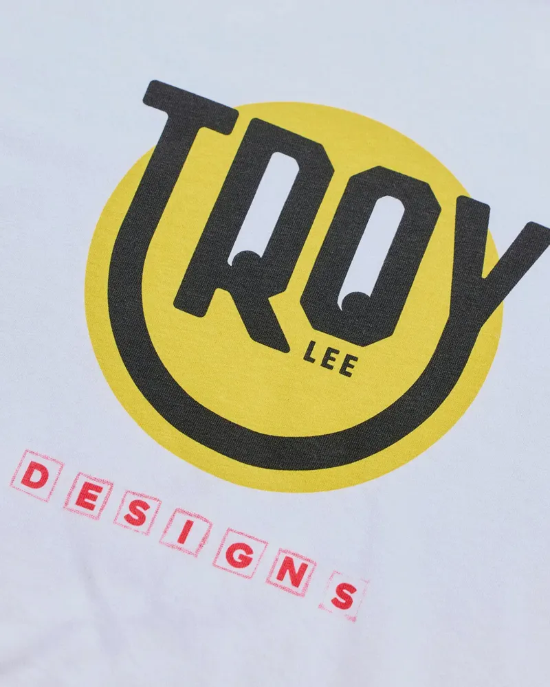 Troy Lee Designs Happy Dayz Youth Short Sleeve T-Shirt - White-4