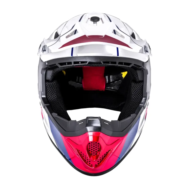 Kali Zoka Stripe Full Face Helmet - Firecracker-3